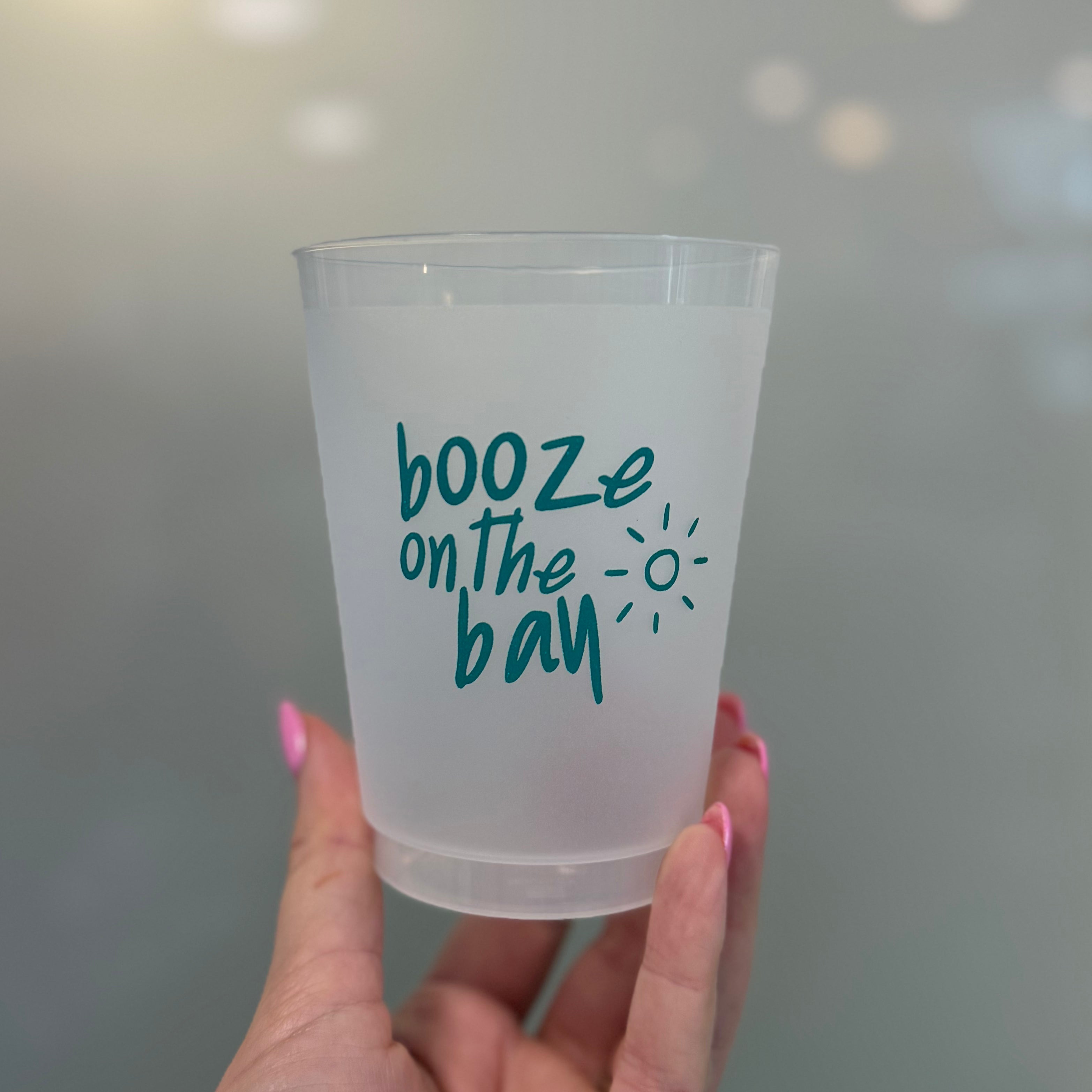 Booze on the Bay Cup Set