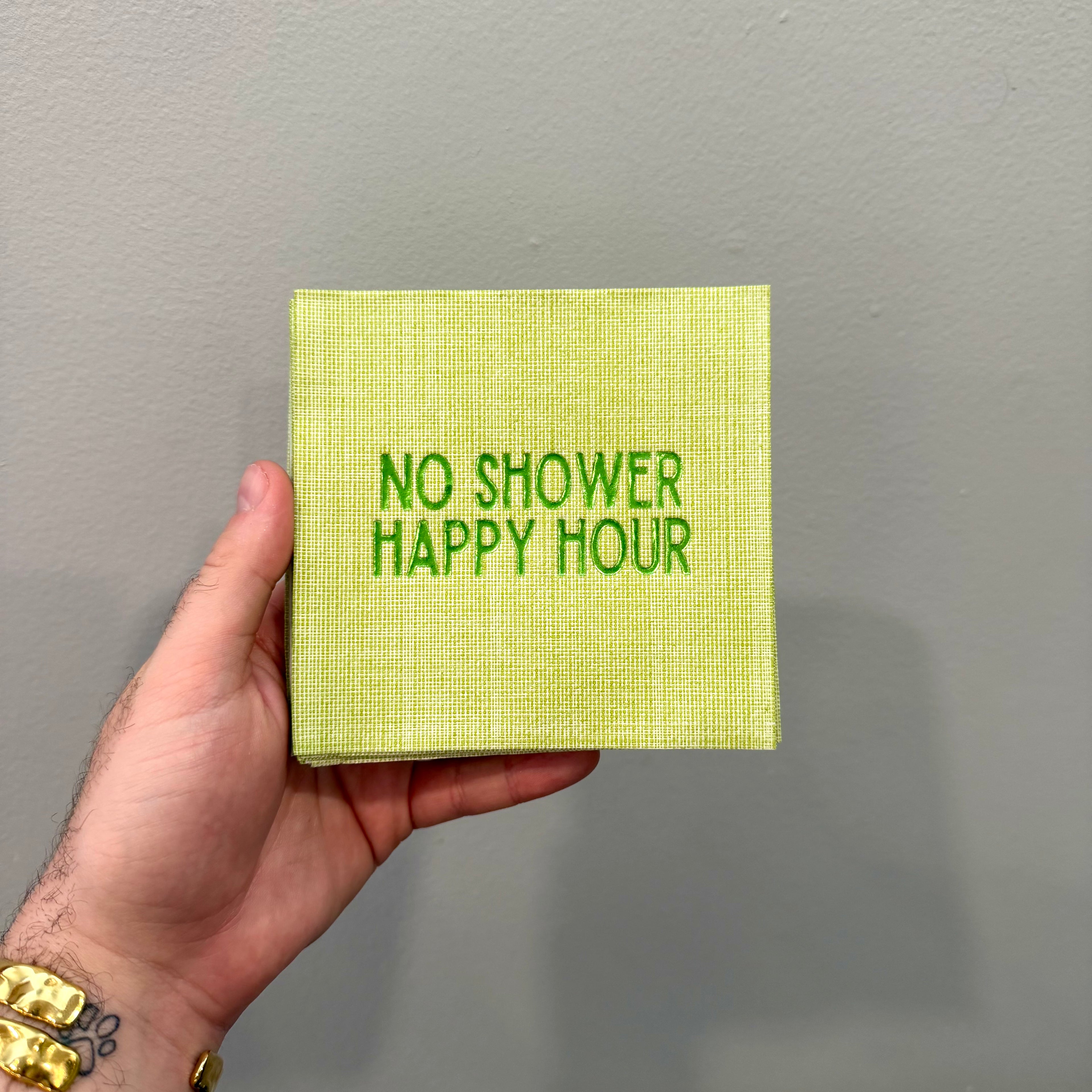 "No Shower Happy Hour" Cocktail Napkins