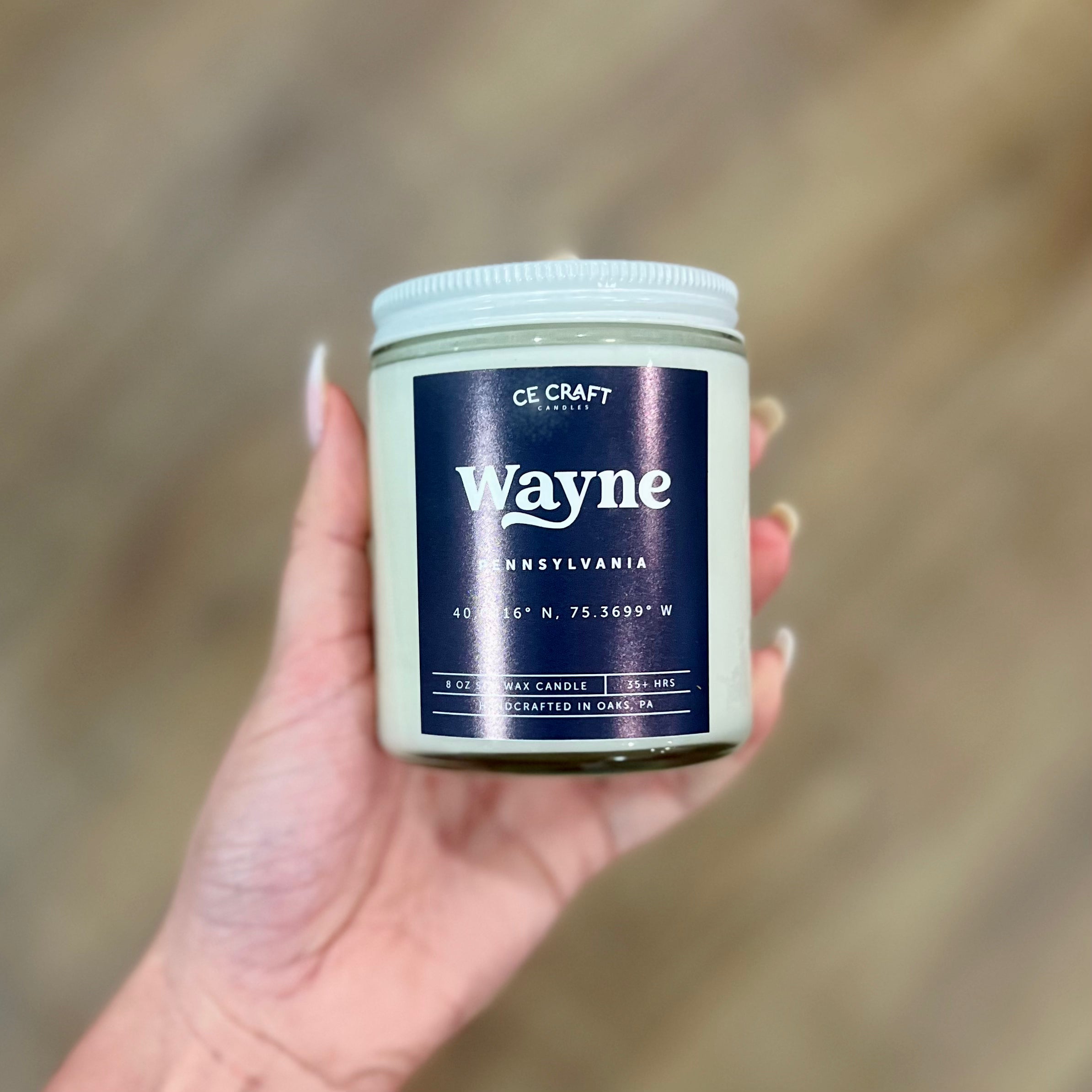 "Wayne" Candle
