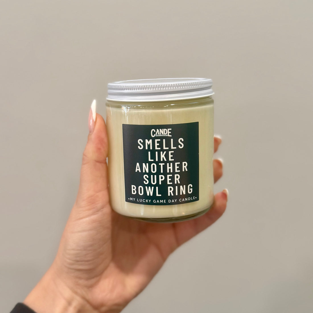 "Smells Like Another Super Bowl Ring" Candle