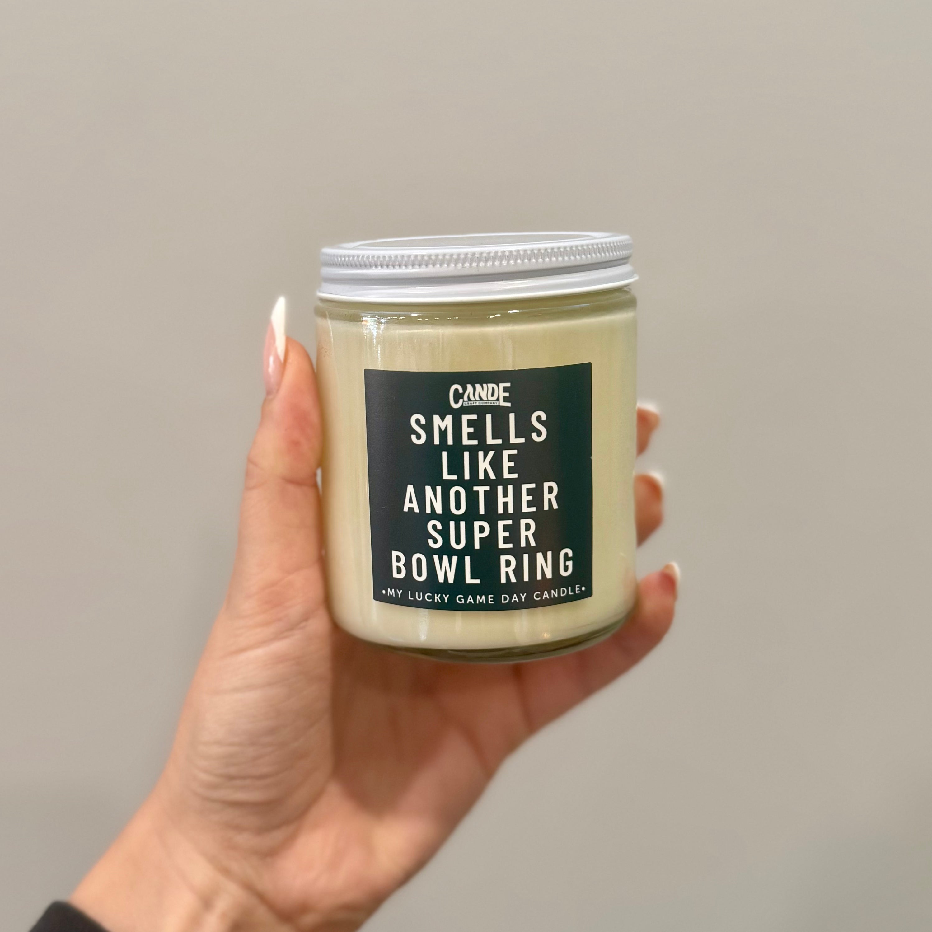 "Smells Like Another Super Bowl Ring" Candle