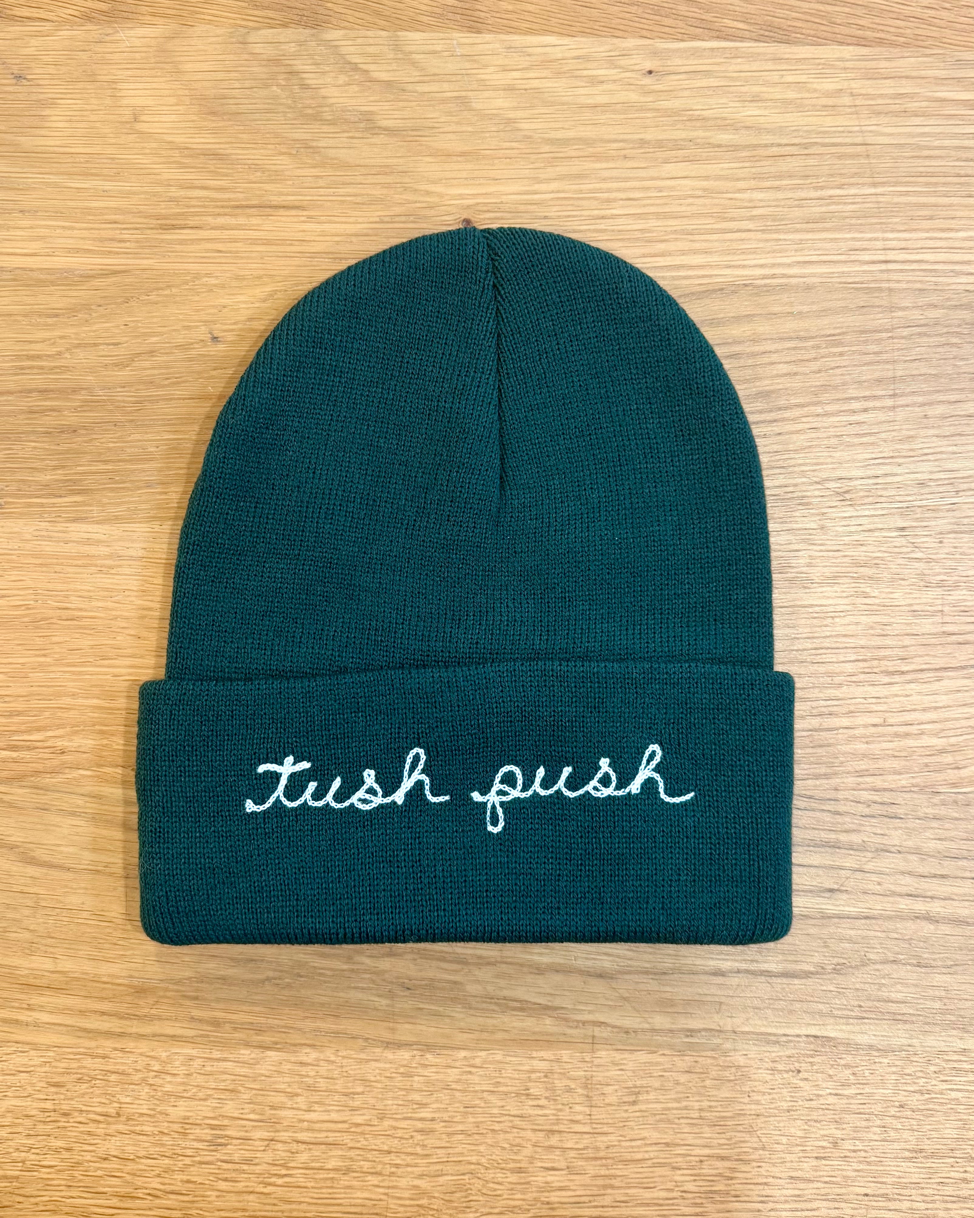"Tush Push" Chainstitch Beanie