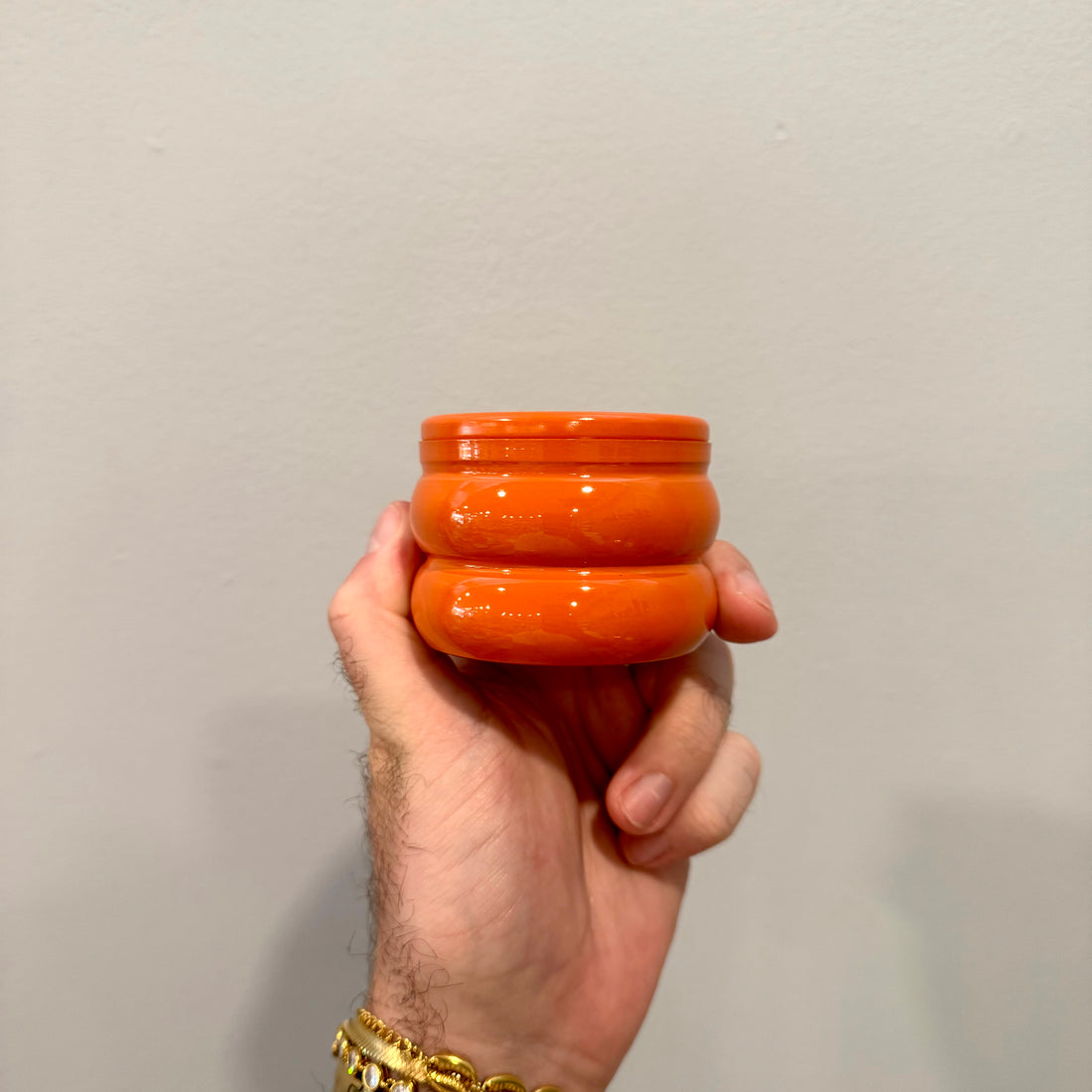 Pumpkin Martini Tin Candle