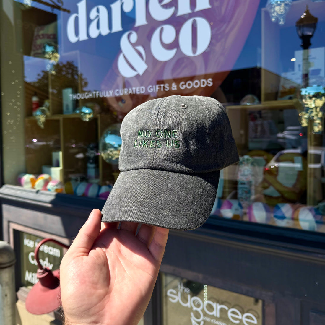 "No One Likes Us" Baseball Cap