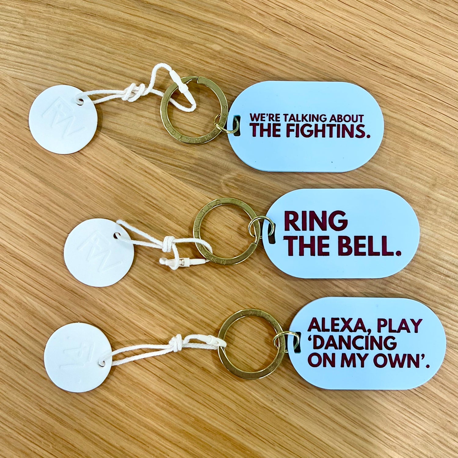 "Dancing On My Own" Key Tag