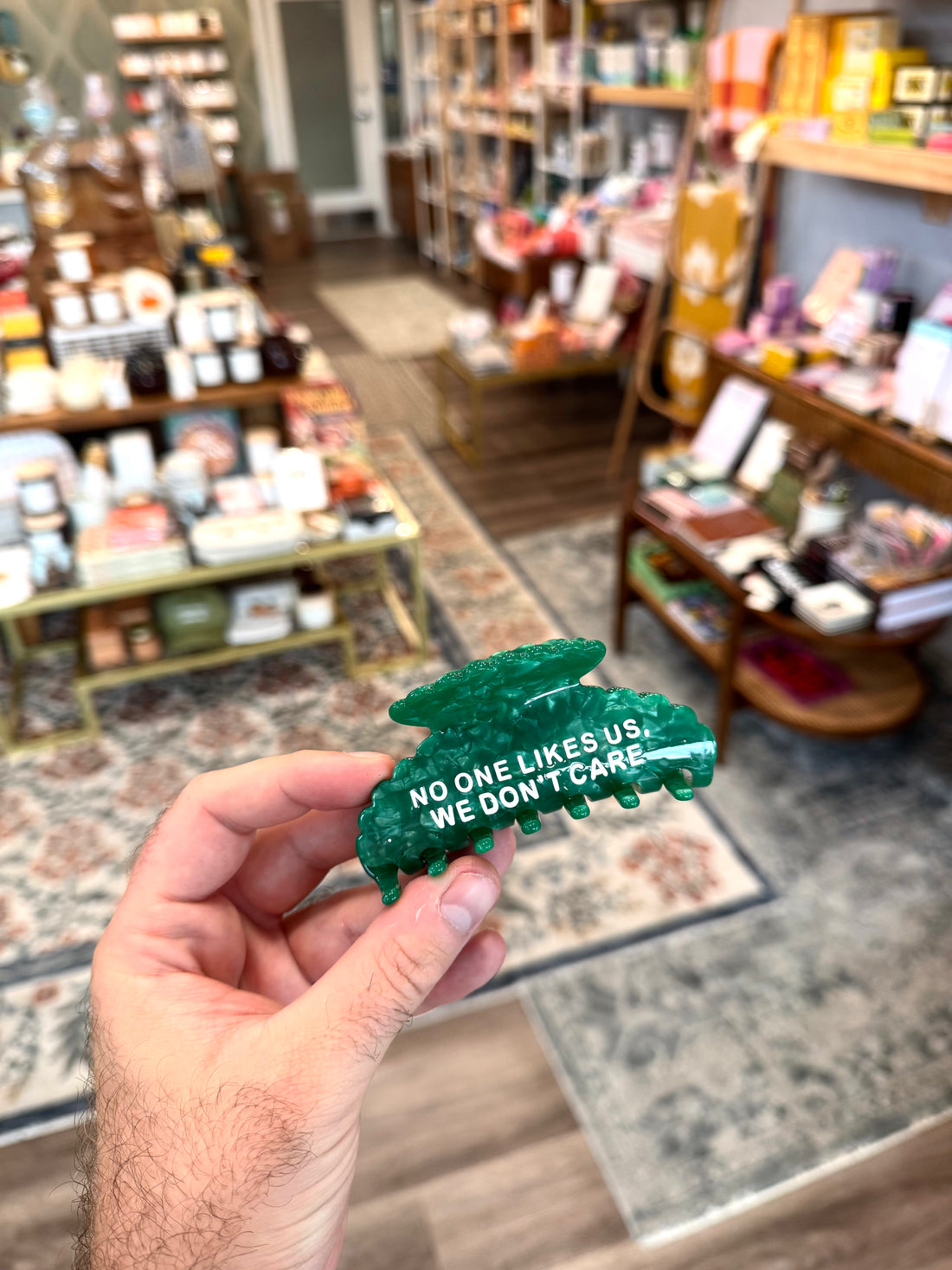 No One Likes Us Hair Clip