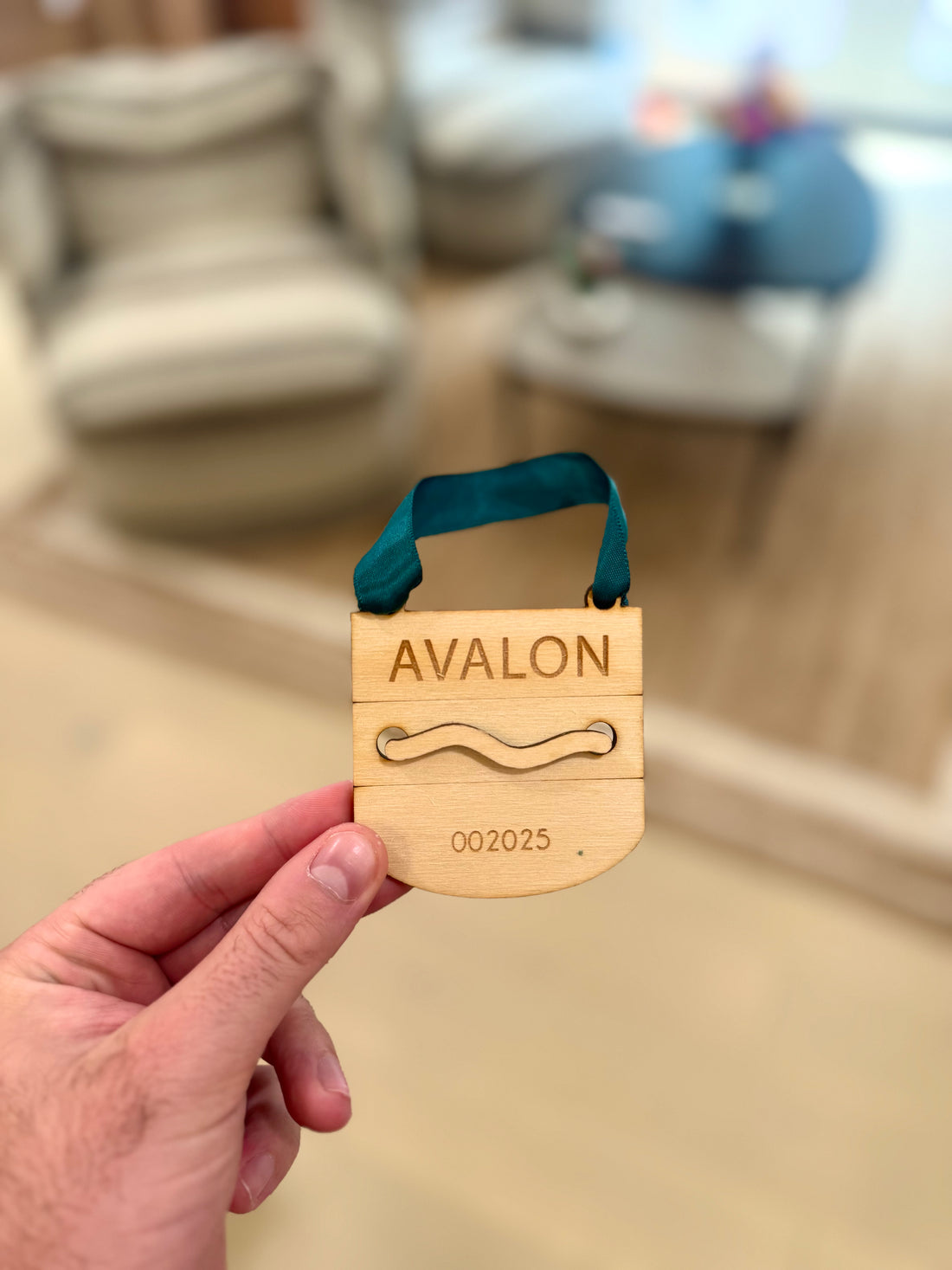 Beach Tag Christmas Ornament