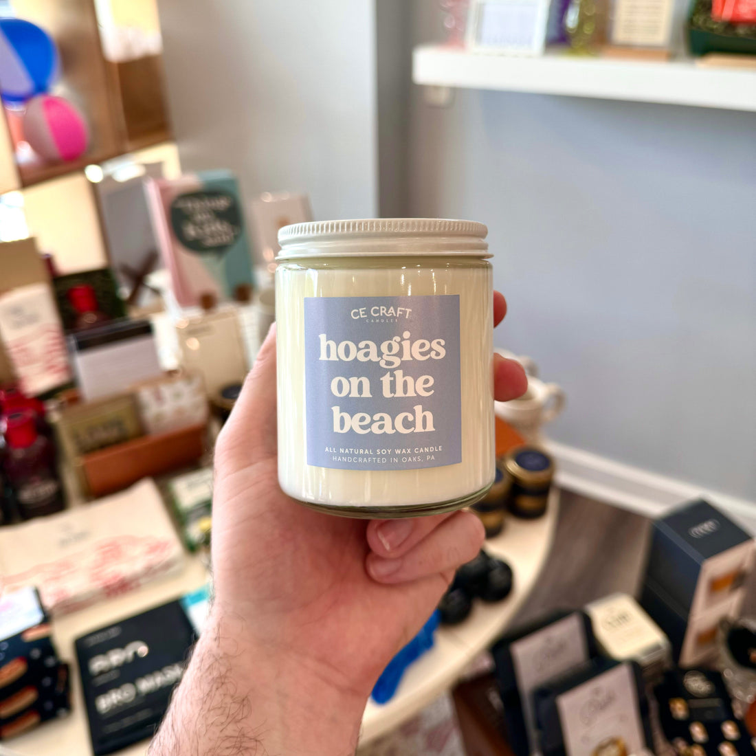 "Hoagies on the Beach" Candle