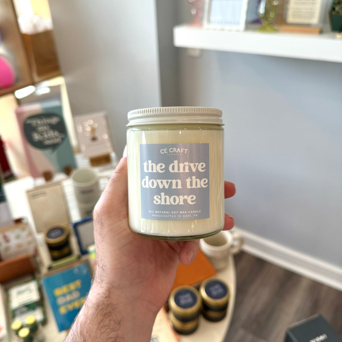 "The Drive Down the Shore" Candle