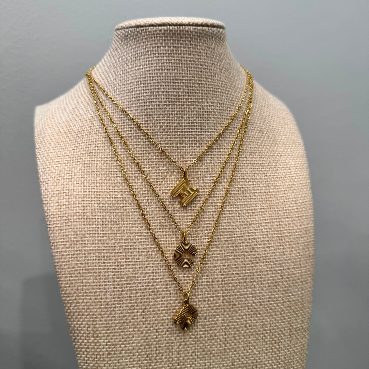 The Golden Initial Necklace