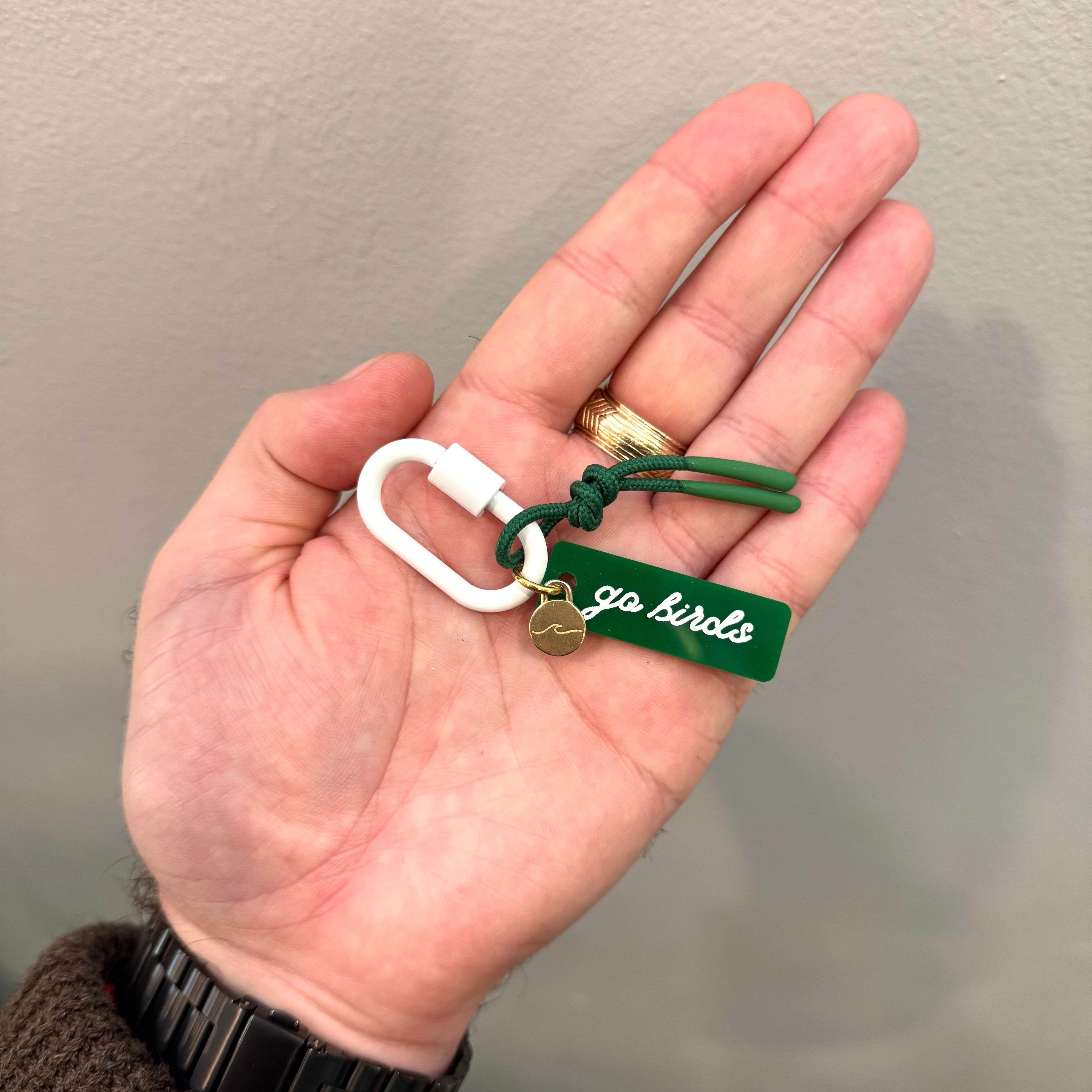 "Go Birds" Bag Charm