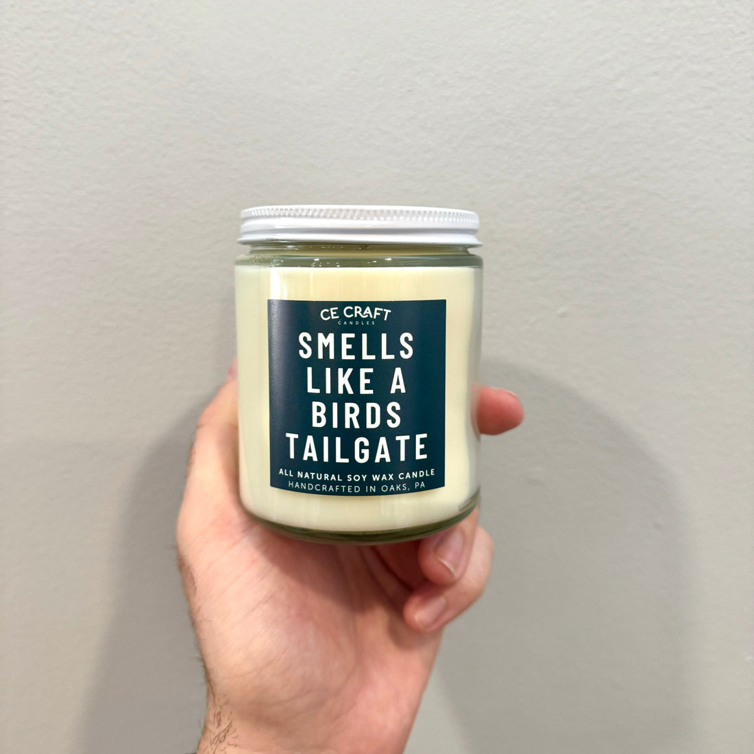 "Smells like a Birds Tailgate" Candle