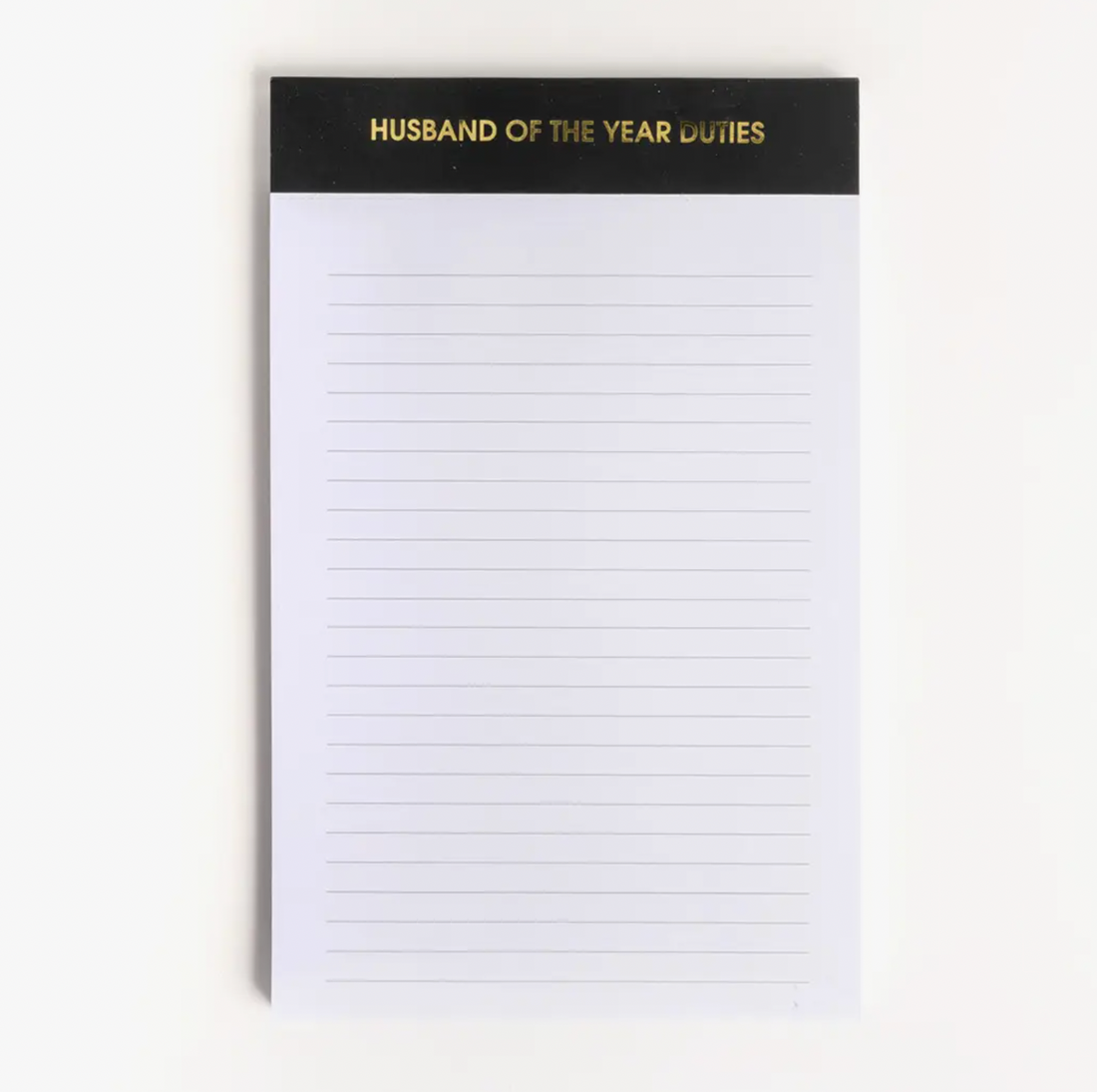 "Husband Of The Year Duties" Notepad