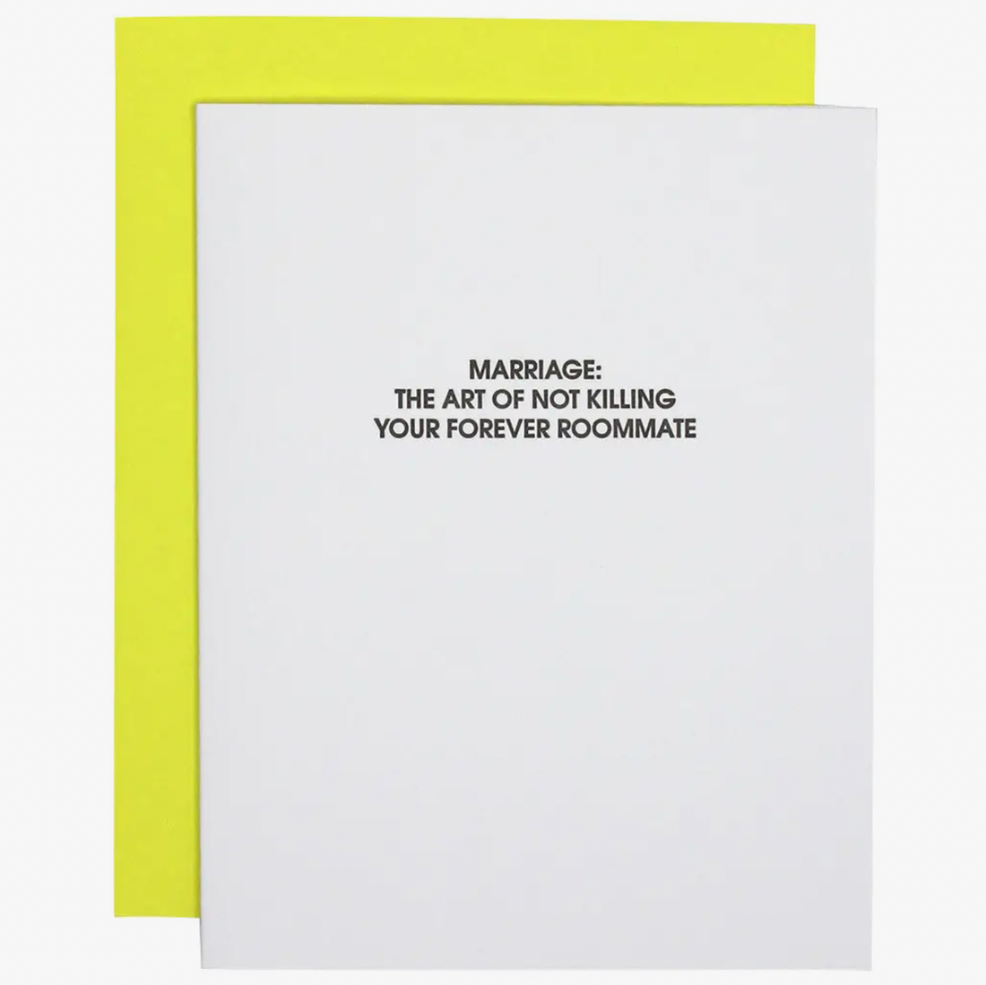 "Marriage: Roommate" Card