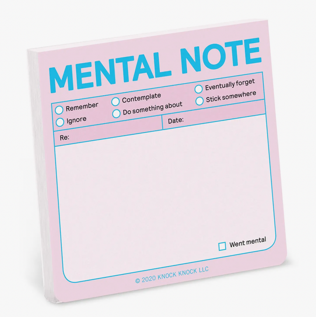 "Mental Note" Sticky Notes