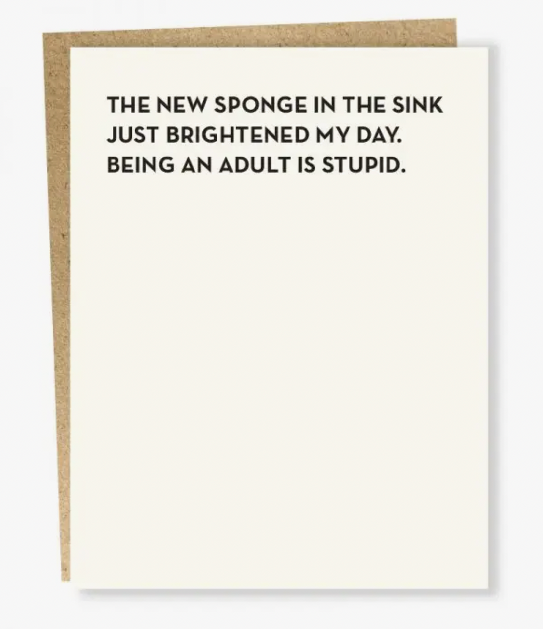 "New Sponge" Card