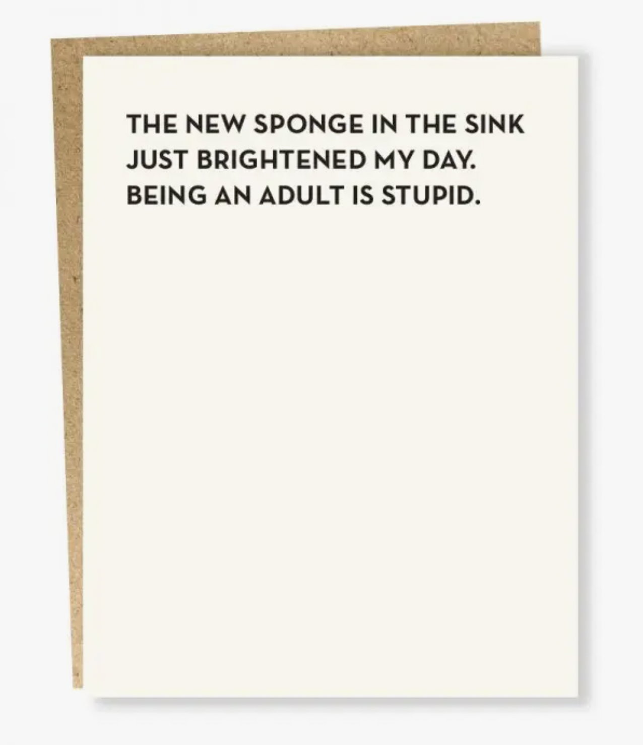 "New Sponge" Card