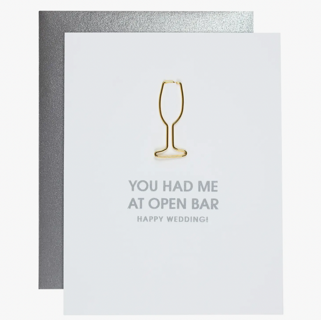 "Open Bar" Card
