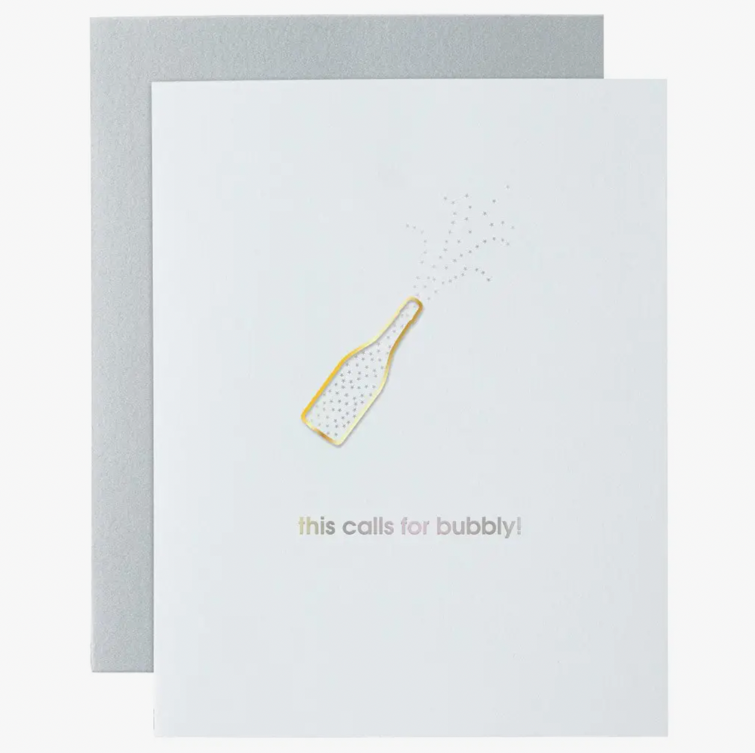 "This Calls for Bubbly" Card