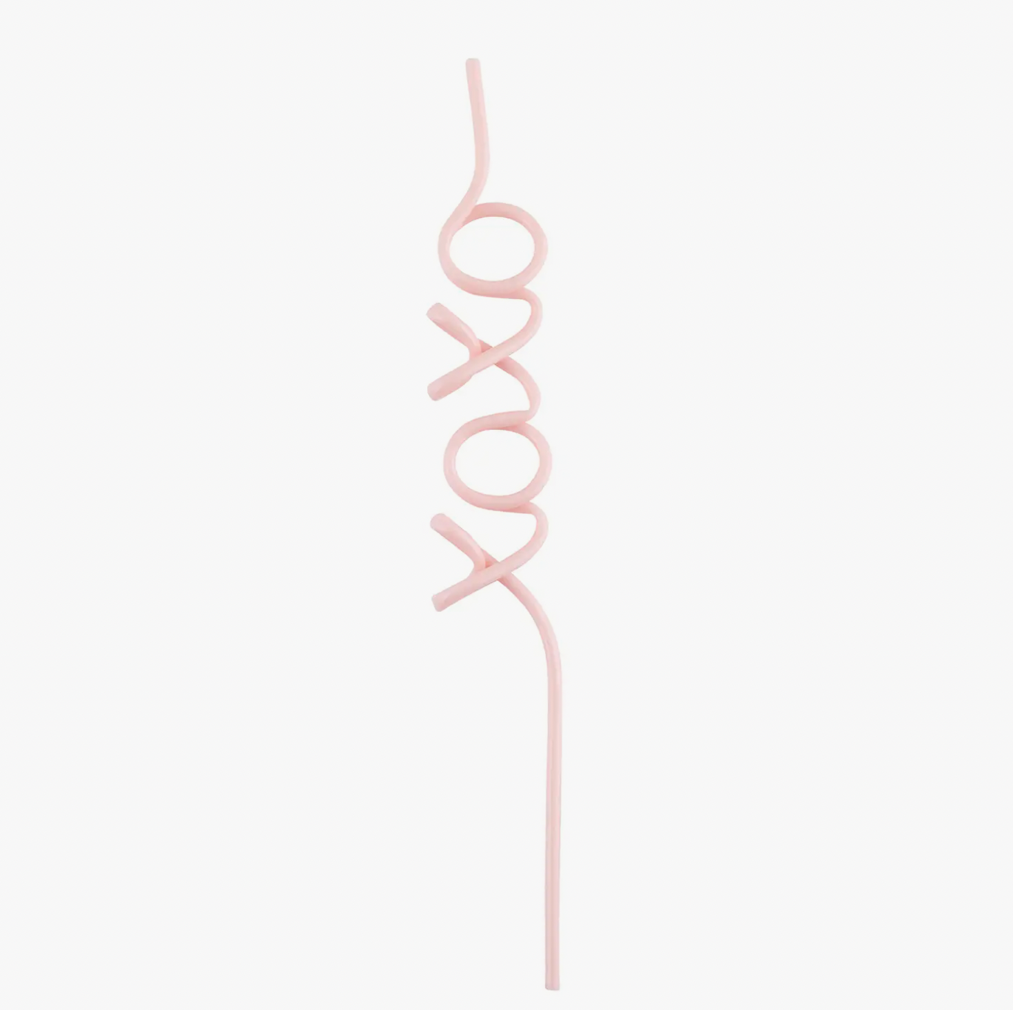"xoxo" Silly Straw