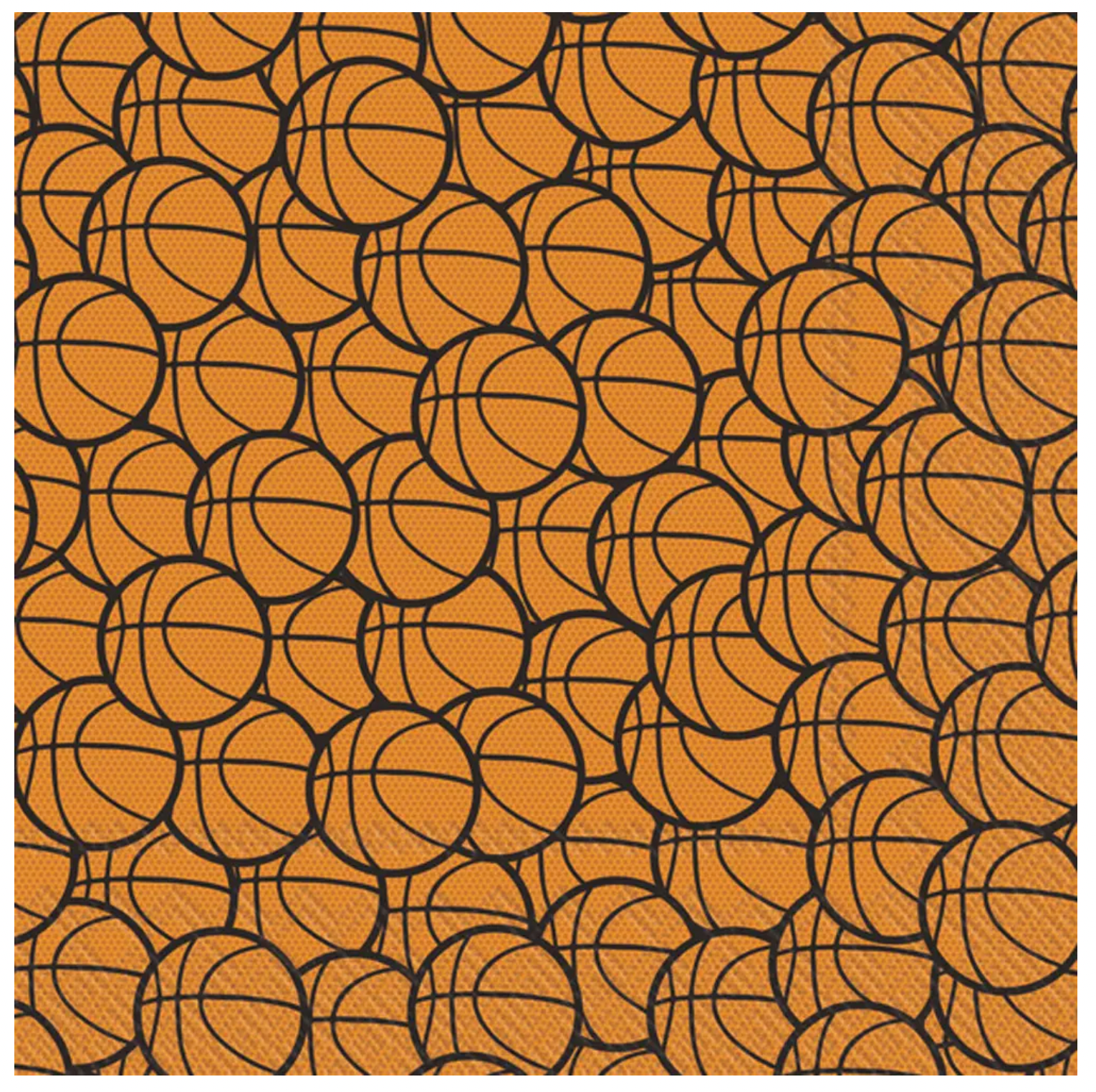 Basketball Cocktail Napkin