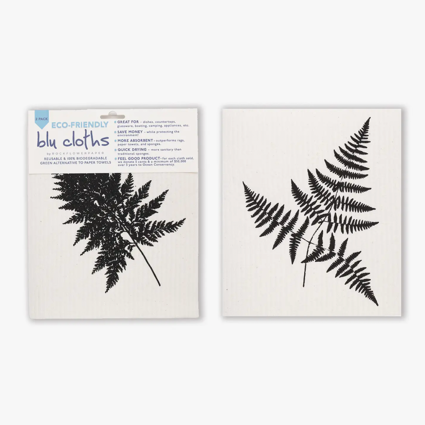 Black & White Sponge Cloths
