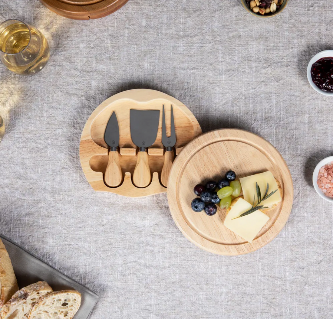Cheese Board with Knives