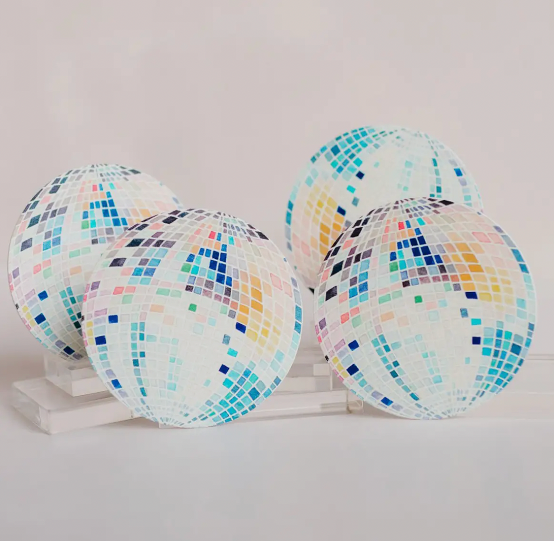 Disco Ball Coasters