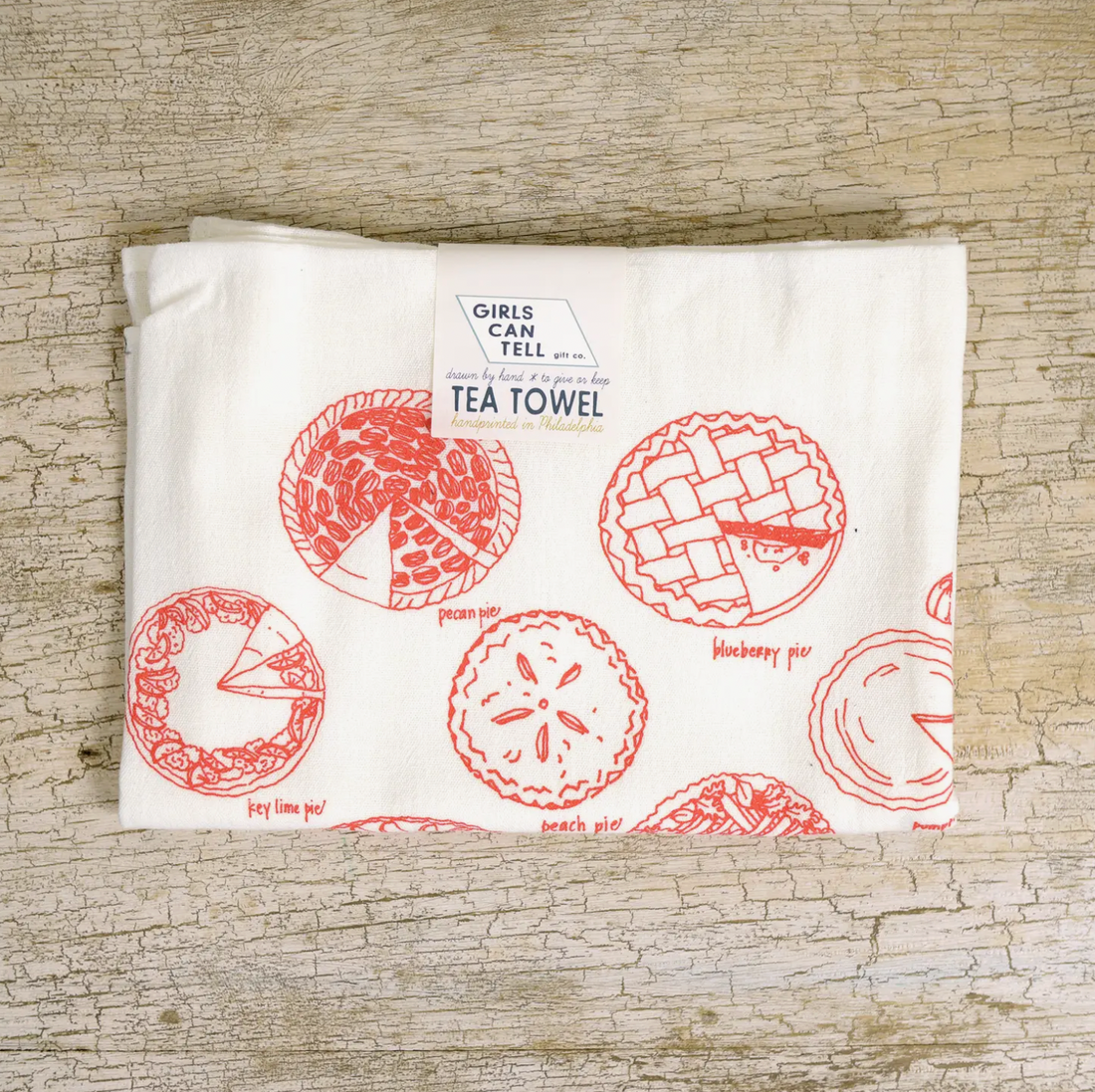 Pies Tea Towel