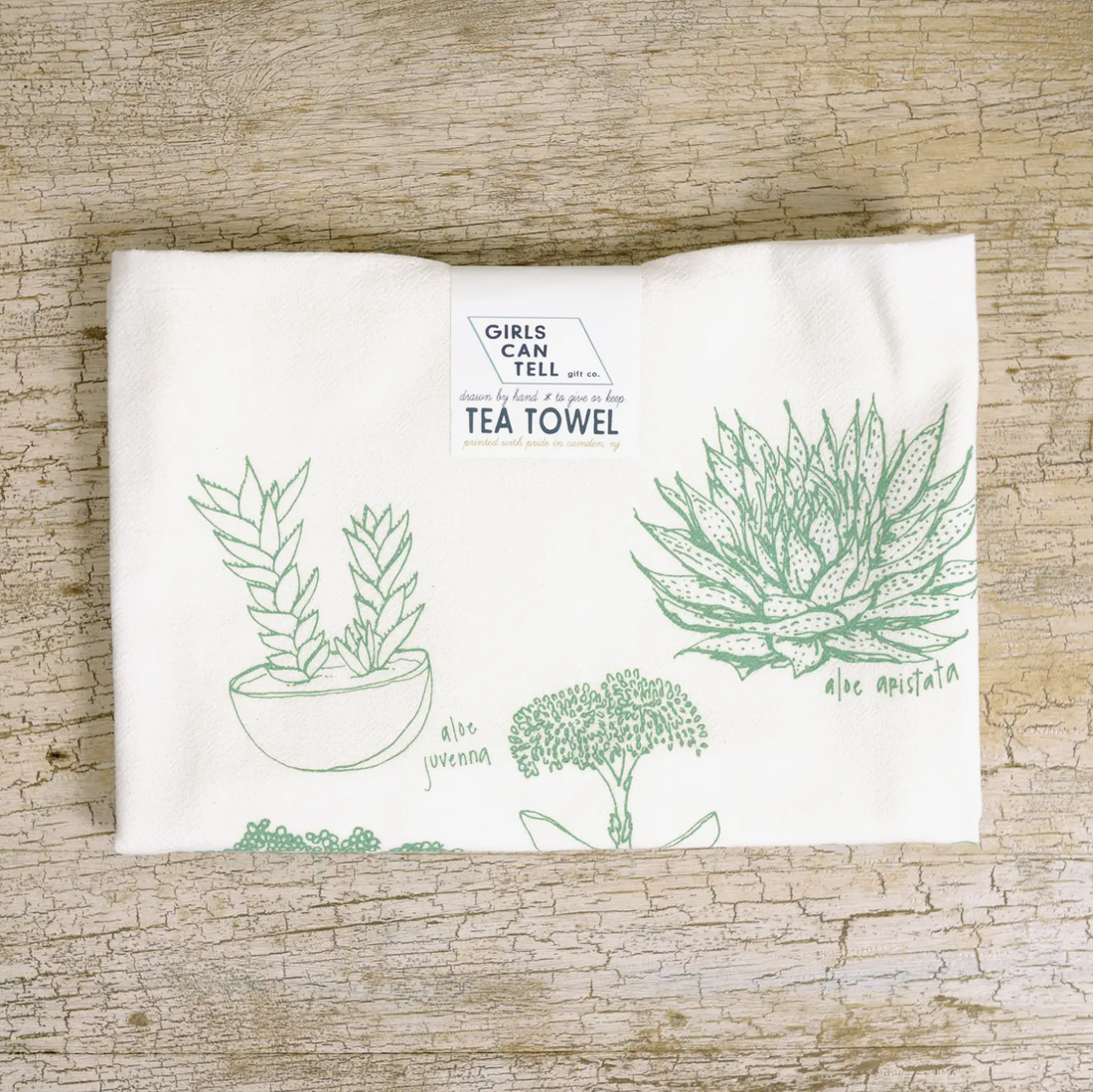 Succulent Tea Towel