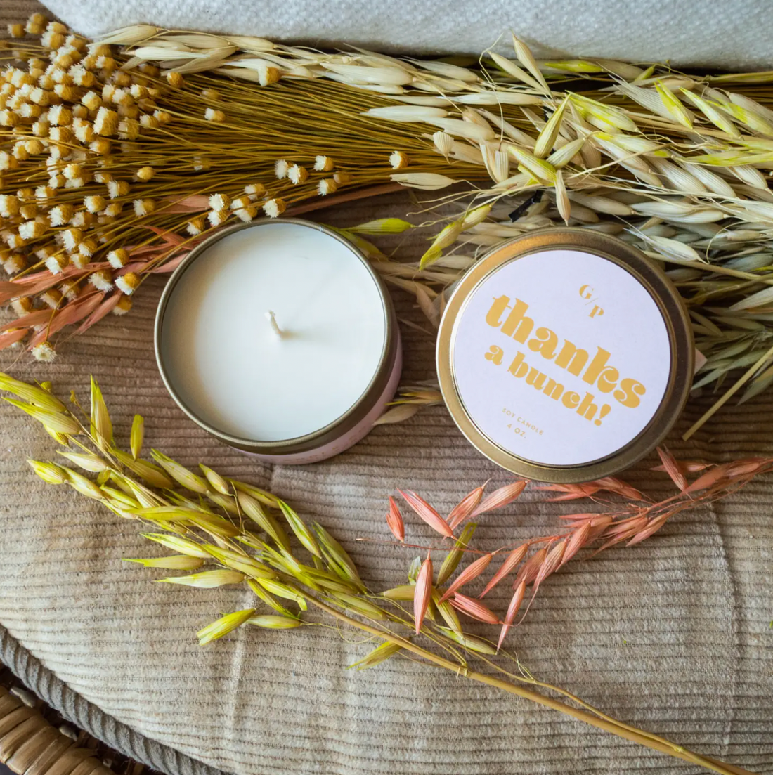 Thanks A Bunch Candle