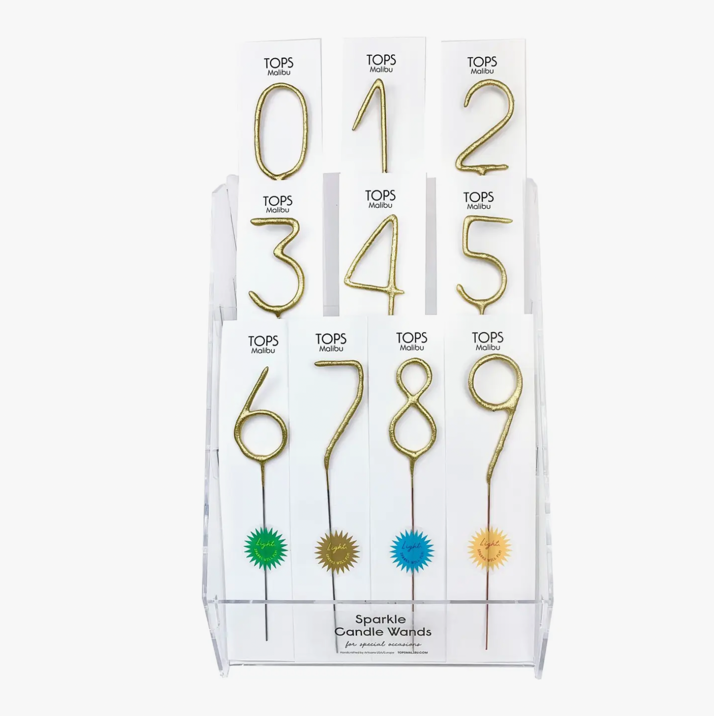 Numerical Golden Sparkler (0-9)