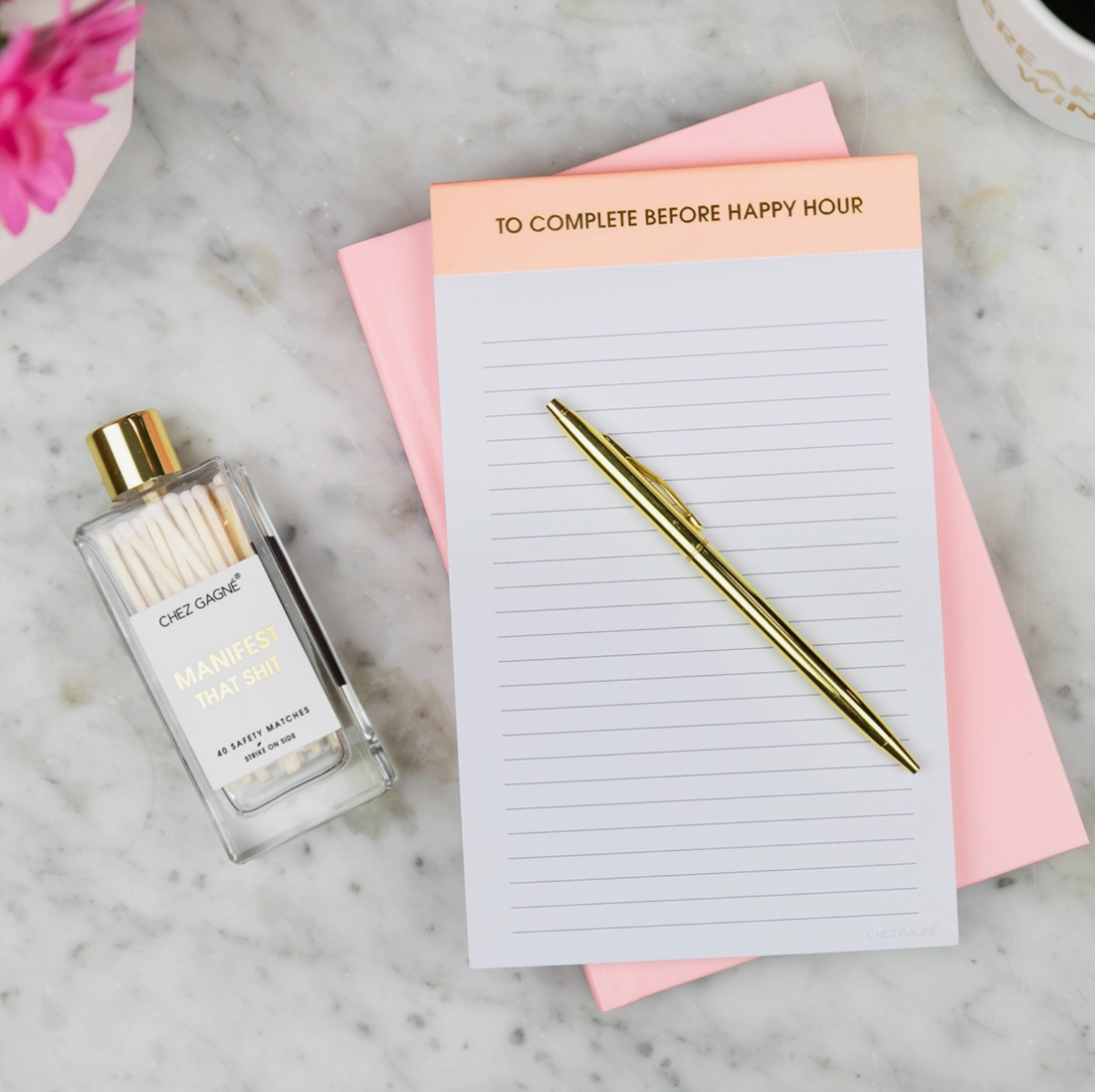 "To Complete Before Happy Hour" Notepad