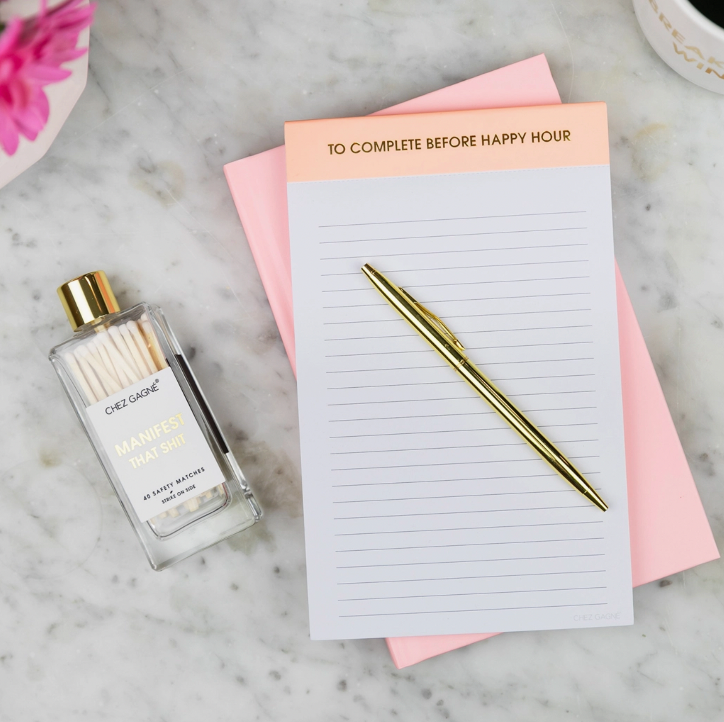 "To Complete Before Happy Hour" Notepad