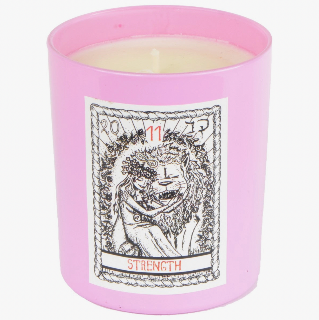 "Strength" Candle