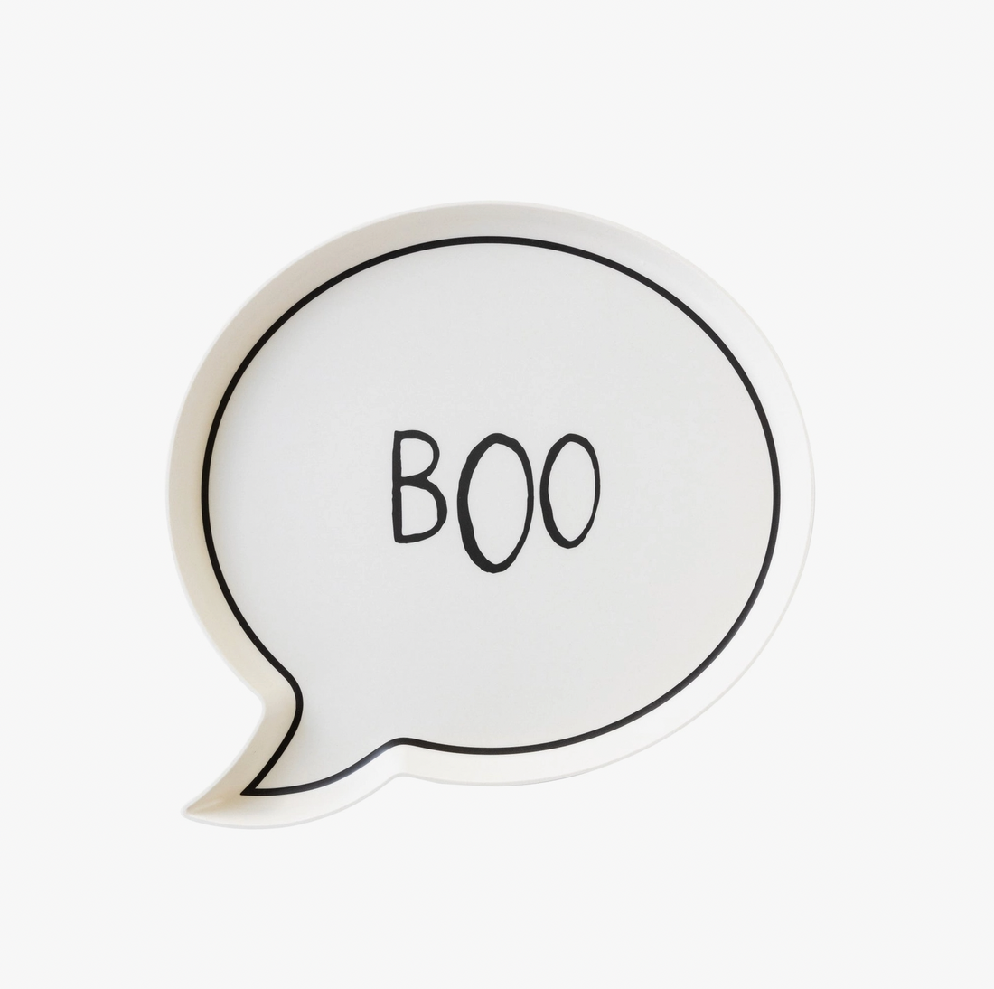 "Boo" Bamboo Tray