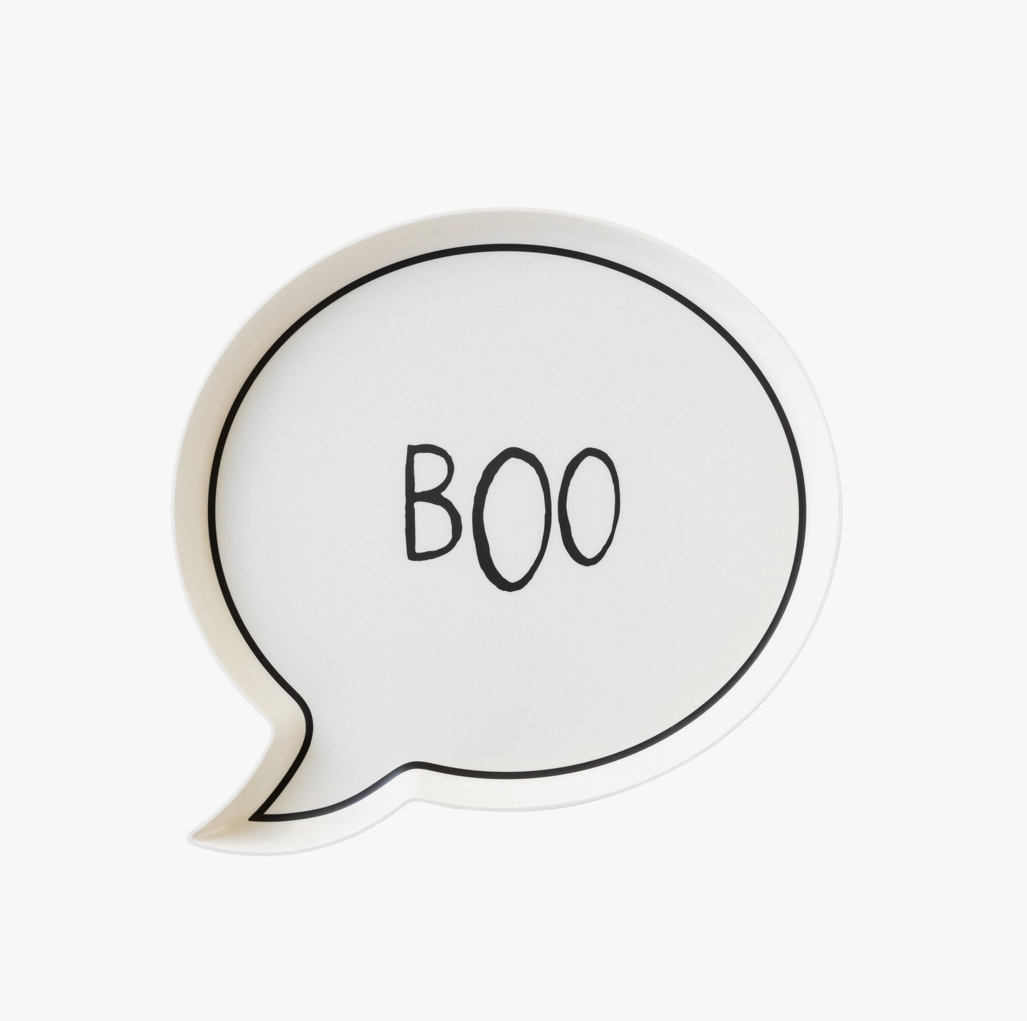 "Boo" Bamboo Tray