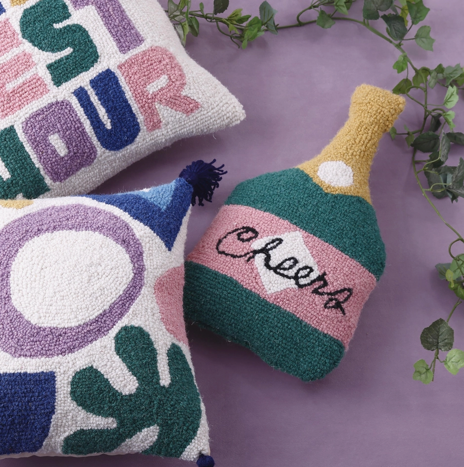 Champagne Bottle Pillow