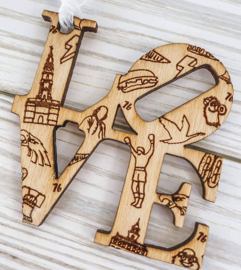 Philadelphia Icons Christmas Ornament