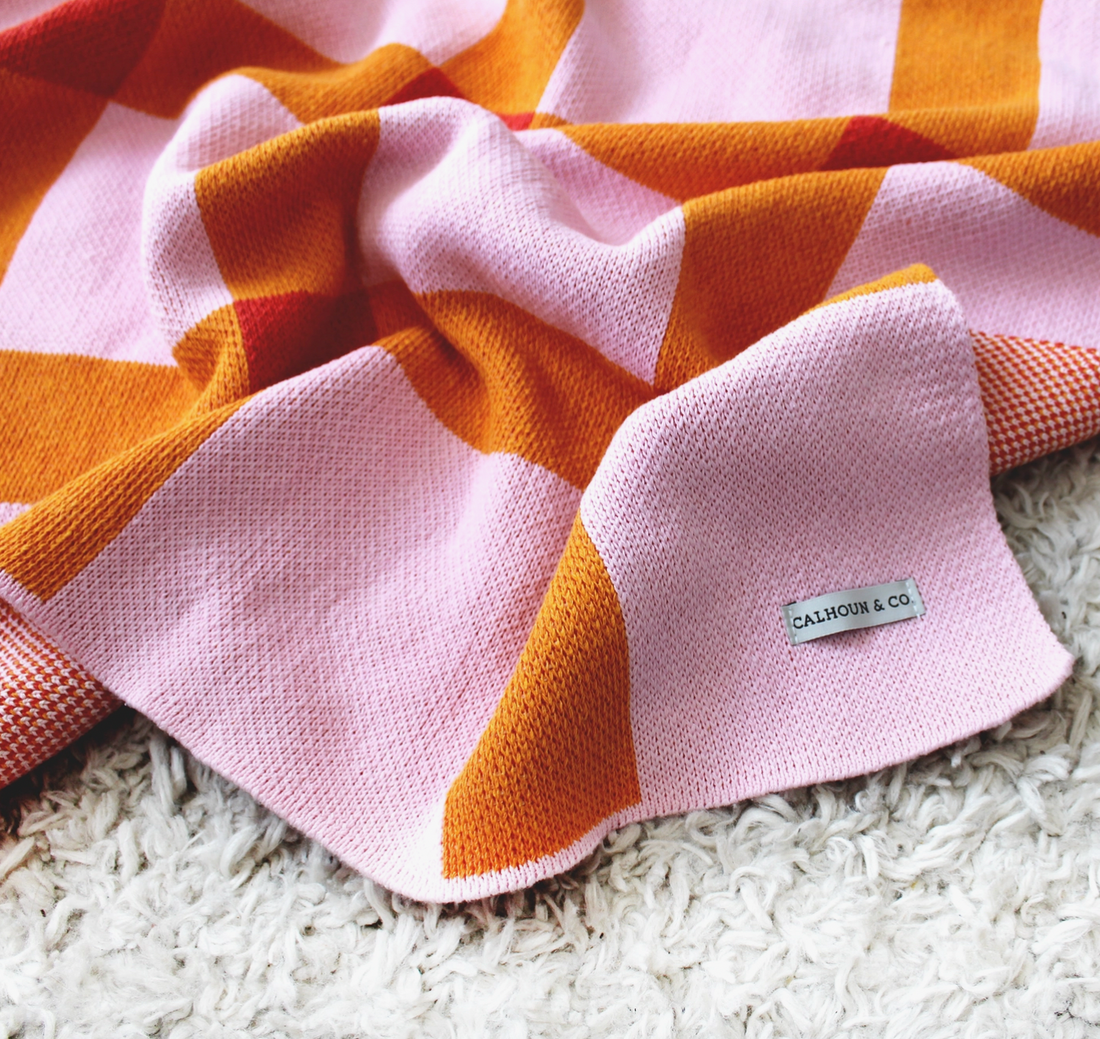 Strawberry Shortcake Gingham Blanket