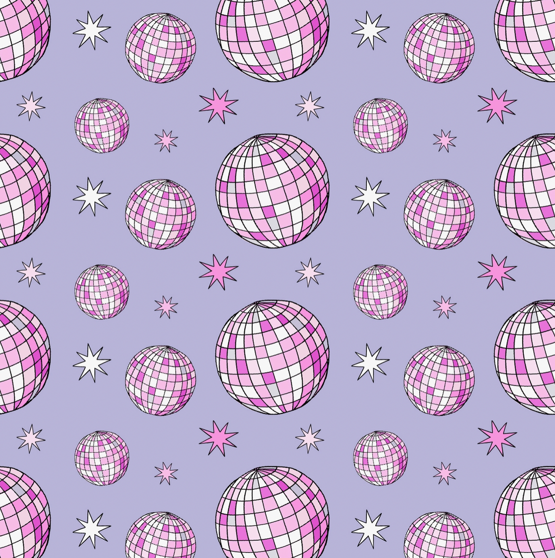 Disco Ball Wrapping Paper