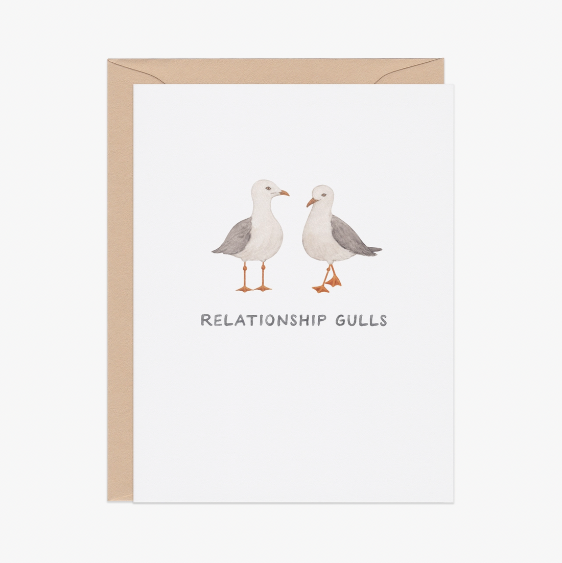 Relationship Gulls Card