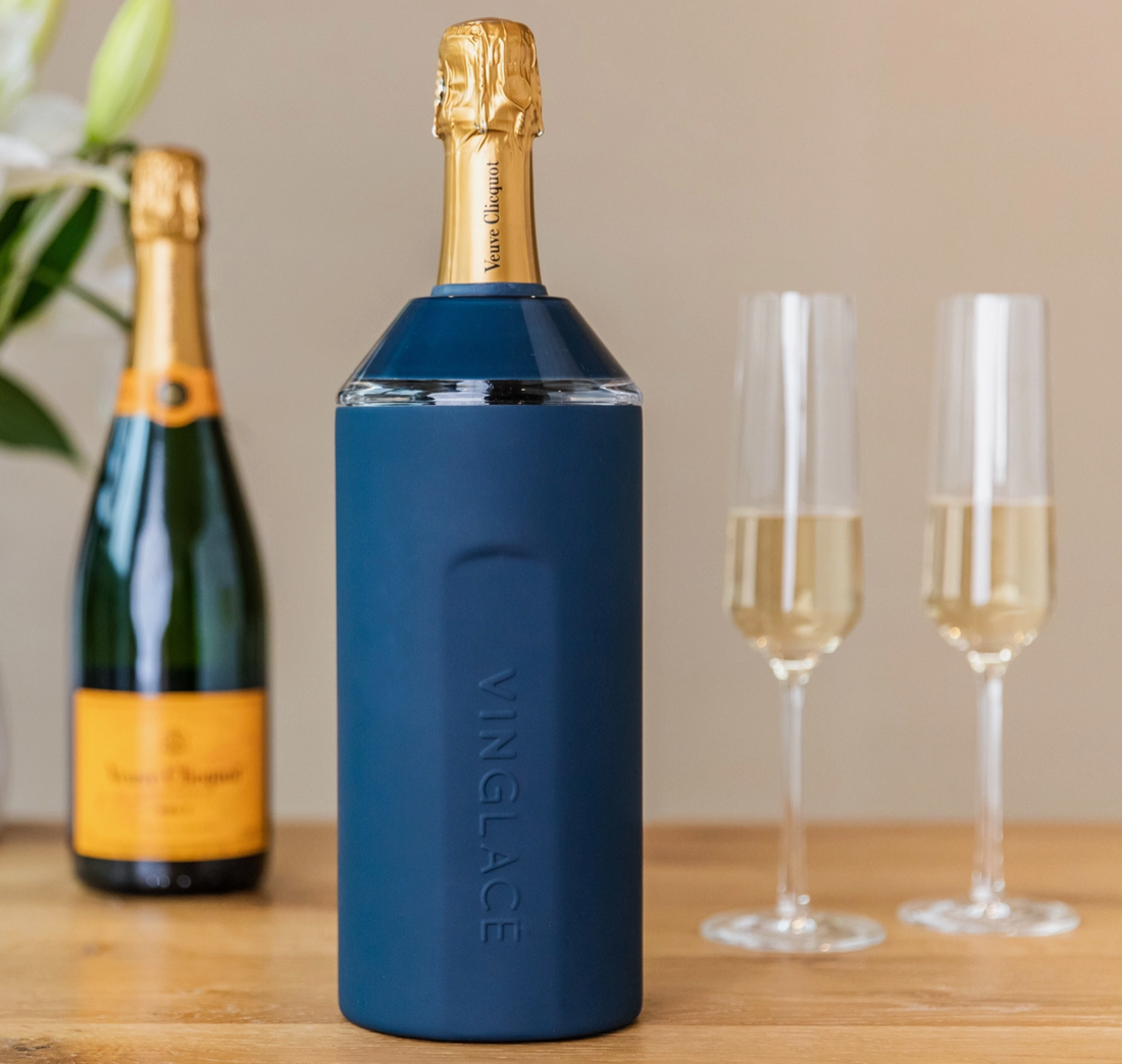 Navy Wine & Champagne Chiller