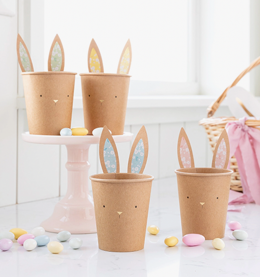 Easter Bunny Kraft Cup Set