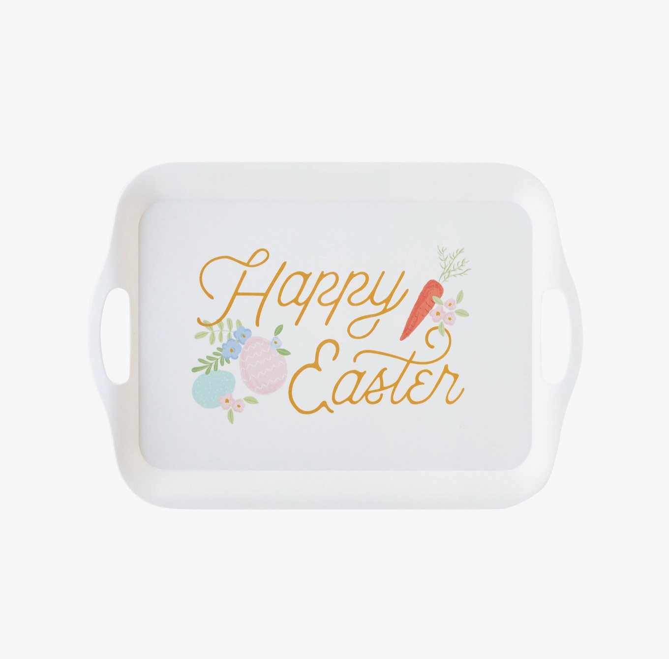 Happy Easter Bamboo Tray