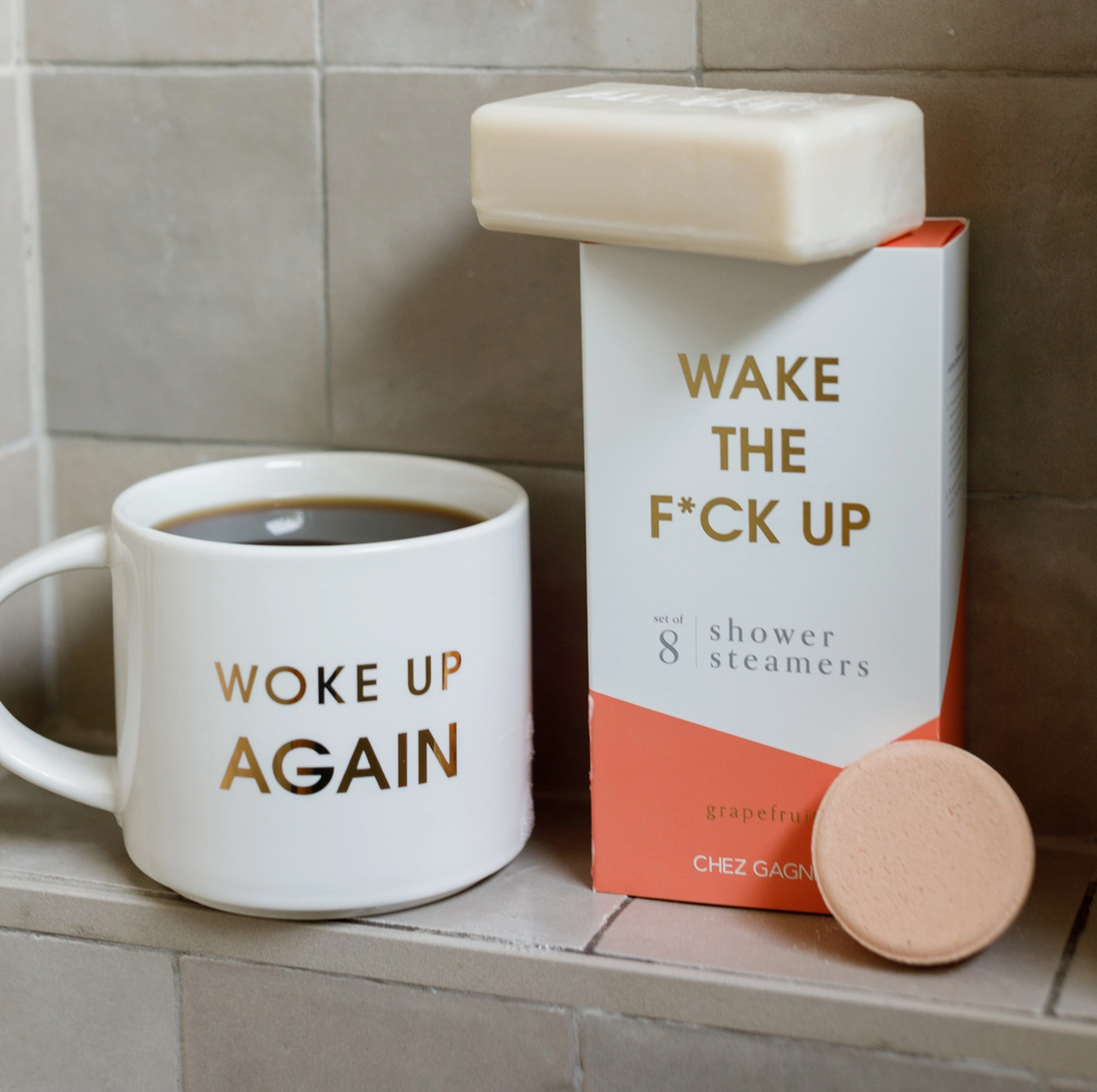 "Wake The F*ck Up" Shower Steamers