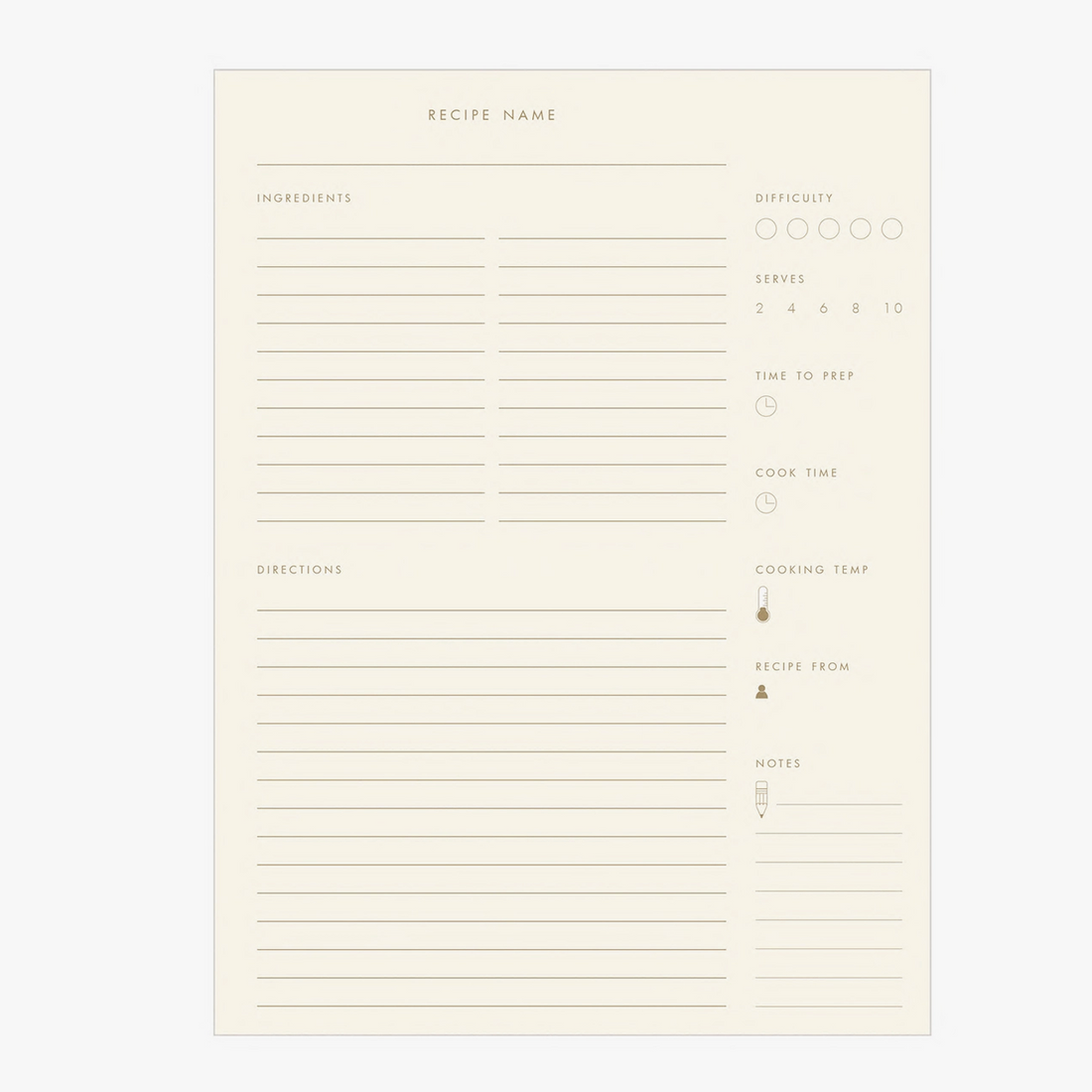 All The Best Recipe Book