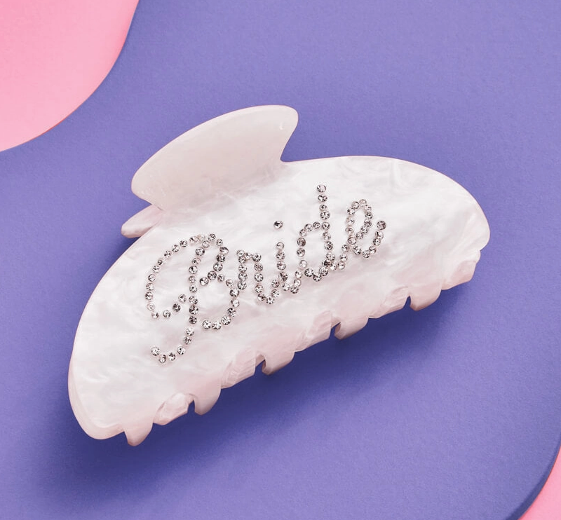 "Bride" Hair Clip
