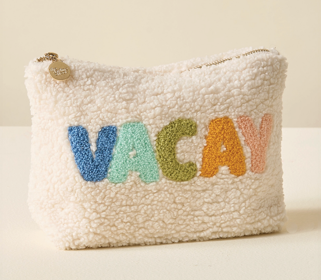 "Vacay" Teddy Pouch