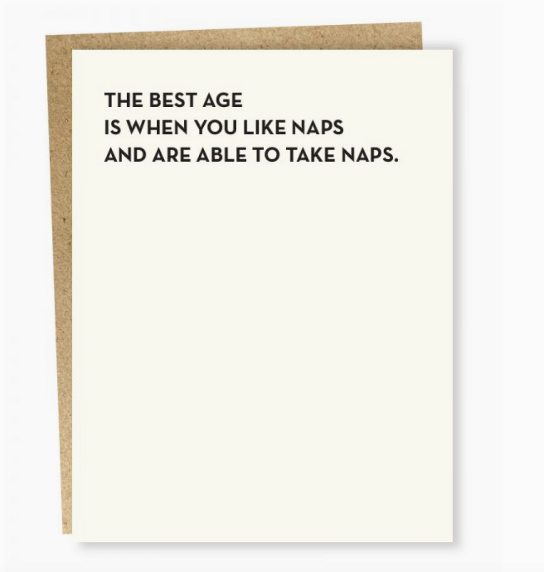 "Take Naps" Card